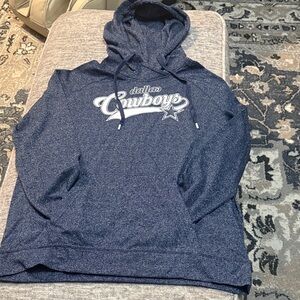NFL Dallas Cowboys Heather Navy Hooded Sweatshirt
